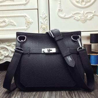 Hermes Black Large Jypsiere 34cm Bag