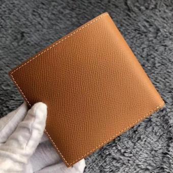 Hermes Brown MC2 Copernic Compact Wallet