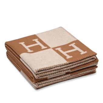 Hermes Brown Avalon Blanket