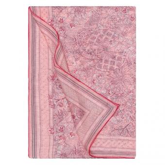 Hermes Pink Fleurs Et Papillons De Tissus Bandana