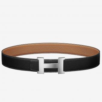 Hermes Constance Belt Buckle & Brown Clemence 38 MM Strap